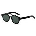 dior fraction1|DiorFraction1 Black Rectangular Sunglasses .